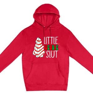 Littie Deb Bie Sl Ut Funny Christmas Tree Cakes Xmas Black Premium Pullover Hoodie