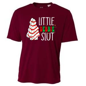 Littie Deb Bie Sl Ut Funny Christmas Tree Cakes Xmas Black Cooling Performance Crew T-Shirt