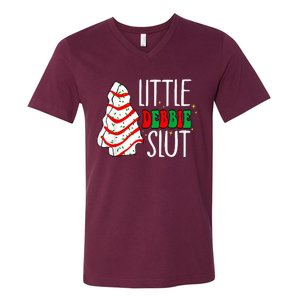 Littie Deb Bie Sl Ut Funny Christmas Tree Cakes Xmas Black V-Neck T-Shirt