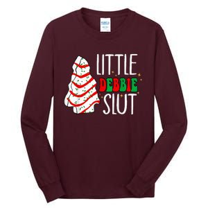 Littie Deb Bie Sl Ut Funny Christmas Tree Cakes Xmas Black Tall Long Sleeve T-Shirt