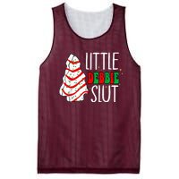 Littie Deb Bie Sl Ut Funny Christmas Tree Cakes Xmas Black Mesh Reversible Basketball Jersey Tank