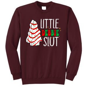 Littie Deb Bie Sl Ut Funny Christmas Tree Cakes Xmas Black Tall Sweatshirt