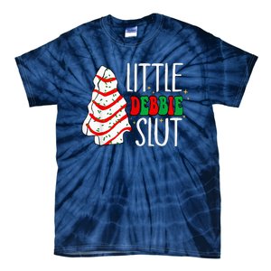 Littie Deb Bie Sl Ut Funny Christmas Tree Cakes Xmas Black Tie-Dye T-Shirt