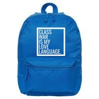 Leftist Dsa Class War Marxist Radical Democratic Socialist Great Gift 16 in Basic Backpack