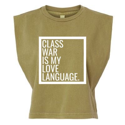 Leftist Dsa Class War Marxist Radical Democratic Socialist Great Gift Garment-Dyed Women's Muscle Tee