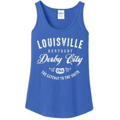 Louisville Derby City Kentucky Gift Ladies Essential Tank