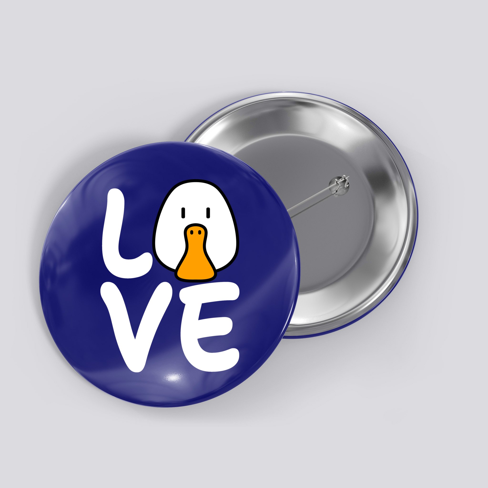 Love Ducks Cool Gift Goose Lover Cool Gift Cool Duck Gift Button