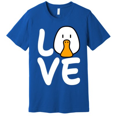 Love Ducks Cool Gift Goose Lover Cool Gift Cool Duck Gift Premium T-Shirt