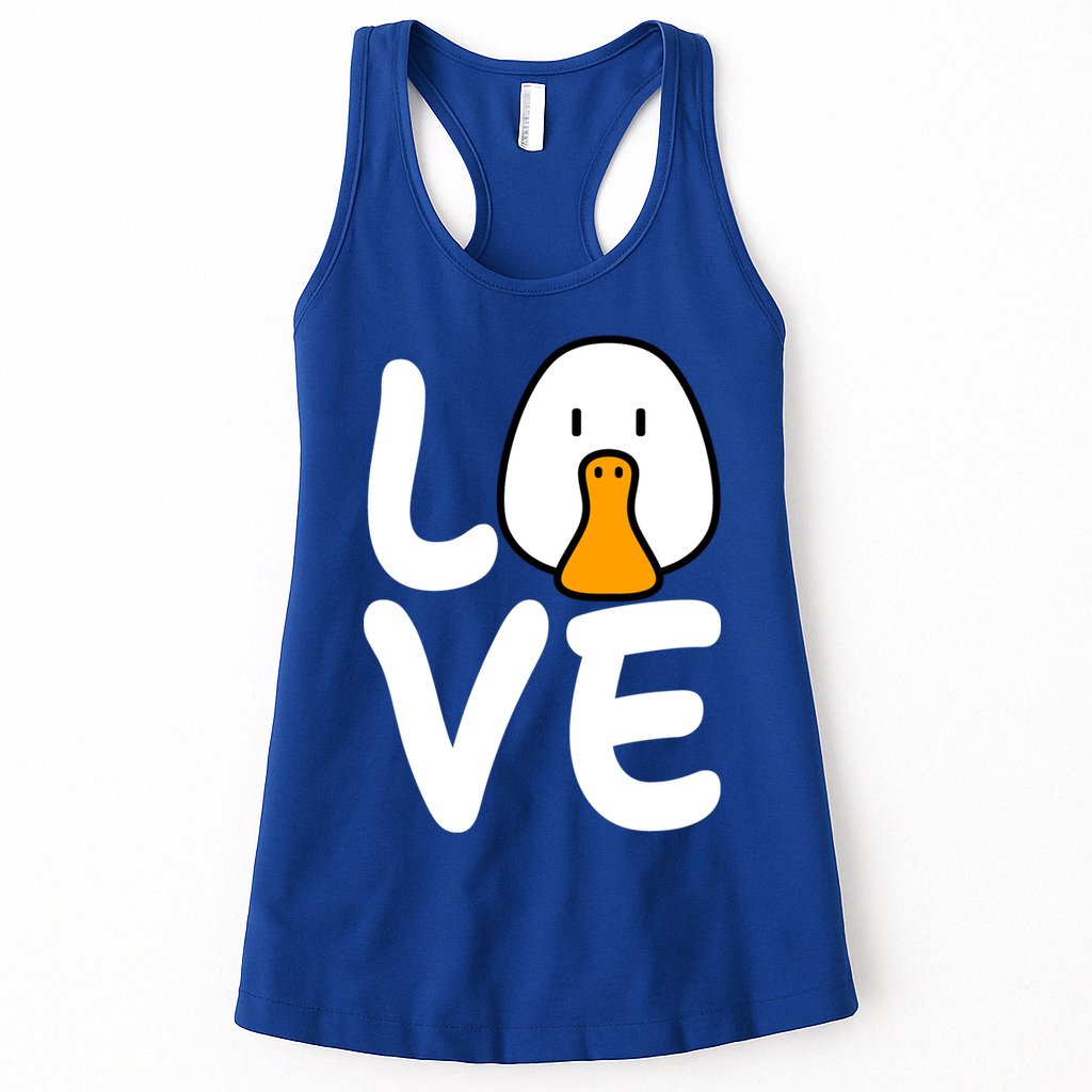 Love Ducks Cool Gift Goose Lover Cool Gift Cool Duck Gift Womens Tank Top
