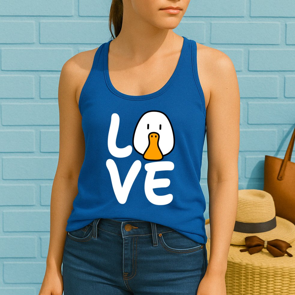 Love Ducks Cool Gift Goose Lover Cool Gift Cool Duck Gift Womens Tank Top