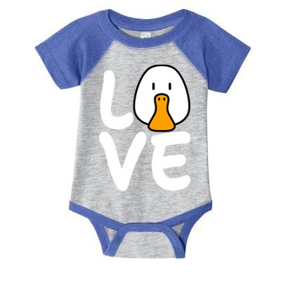 Love Ducks Cool Gift Goose Lover Cool Gift Cool Duck Gift Infant Baby Jersey Bodysuit