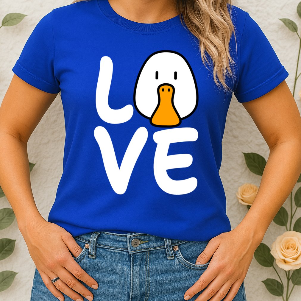 Love Ducks Cool Gift Goose Lover Cool Gift Cool Duck Gift Womens T-Shirt
