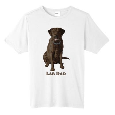 Lab Dad Chocolate Labrador Retriever Dog Lover Tall Fusion ChromaSoft Performance T-Shirt