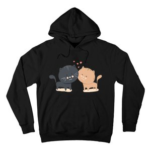 Lovers Design cute Cat Clothes Wo Cat Anime lover Hoodie