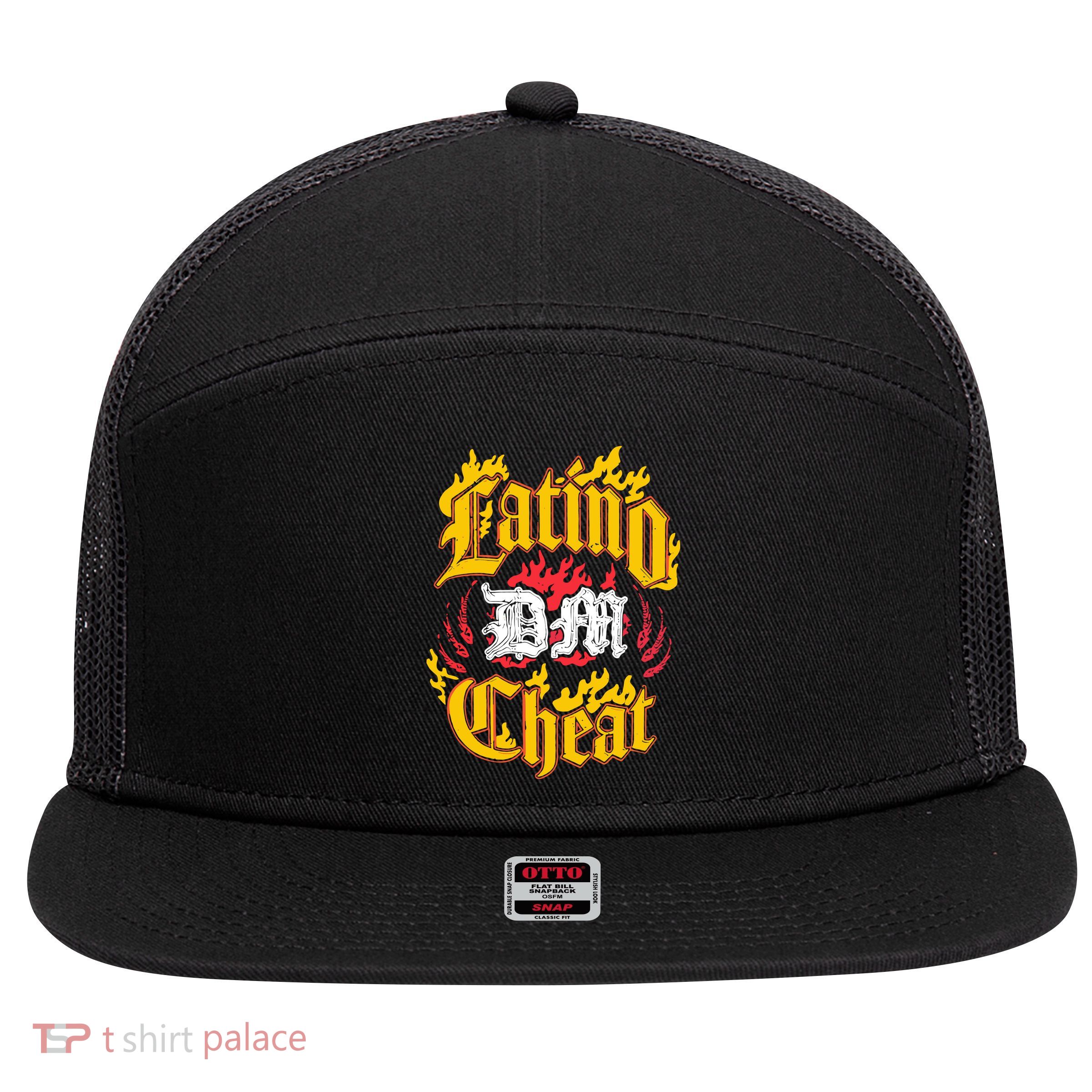 Latino Dan Cheat 7 Panel Mesh Trucker Snapback Hat