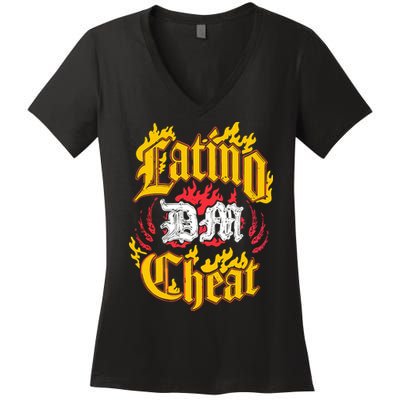 Latino Dan Cheat Women's V-Neck T-Shirt