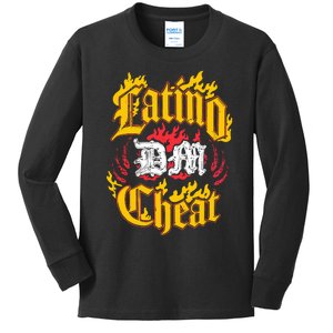 Latino Dan Cheat Kids Long Sleeve Shirt