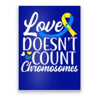 Love Doesn't Count Chromosomes Down Syndrome Support Cool Gift Poster