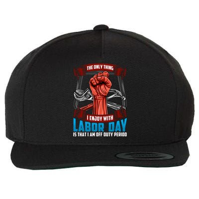 Labor Day Celebration Of Workers American Patriot Gift Wool Snapback Cap