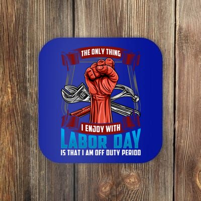 Labor Day Celebration Of Workers American Patriot Gift Coaster