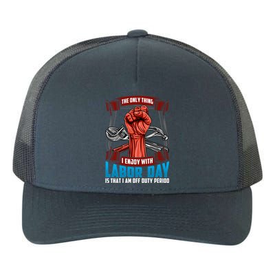 Labor Day Celebration Of Workers American Patriot Gift Yupoong Adult 5-Panel Trucker Hat