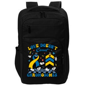 Love Doesnt Count Chromosomes Down Syndrome Supporter Impact Tech Backpack