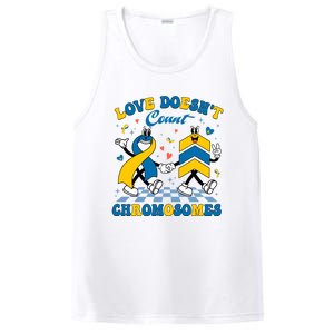 Love Doesnt Count Chromosomes Down Syndrome Supporter PosiCharge Competitor Tank