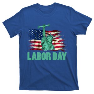 Labor Day Celebration Statue Of Liberty American Employee Gift T-Shirt