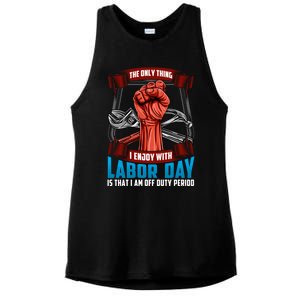 Labor Day Celebration Of Workers American Patriot Gift Ladies PosiCharge Tri-Blend Wicking Tank