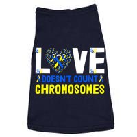 L.ove Doesn't Count Chromosomes Down Syndrome Awareness Doggie Tank