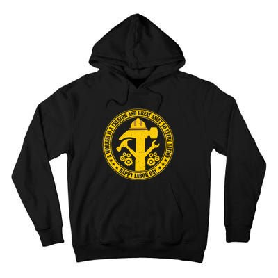 Labor Day Celebration Emblem Tall Hoodie