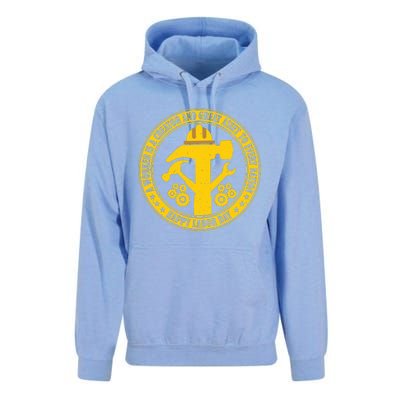 Labor Day Celebration Emblem Unisex Surf Hoodie