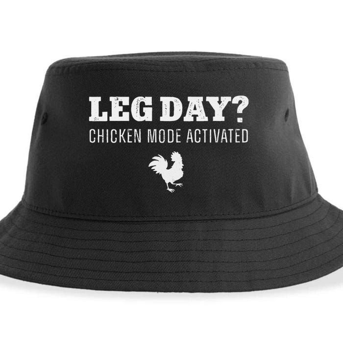 Leg Day Chicken Mode Activated Farming Rooster Sustainable Bucket Hat