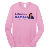 Latinas Democratas Con Harris Latinas For Kamala 2024 Long Sleeve Shirt