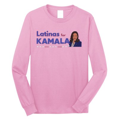 Latinas Democratas Con Harris Latinas For Kamala 2024 Long Sleeve Shirt