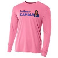 Latinas Democratas Con Harris Latinas For Kamala 2024 Cooling Performance Long Sleeve Crew