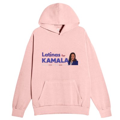 Latinas Democratas Con Harris Latinas For Kamala 2024 Urban Pullover Hoodie