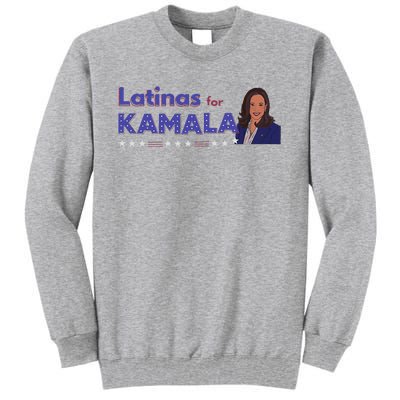 Latinas Democratas Con Harris Latinas For Kamala 2024 Tall Sweatshirt