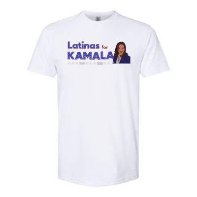 Latinas Democratas Con Harris Latinas For Kamala 2024 Softstyle® CVC T-Shirt