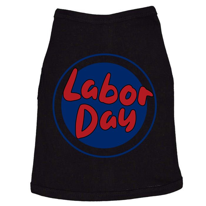 Labor Day Celebration Artwork Doggie Tank