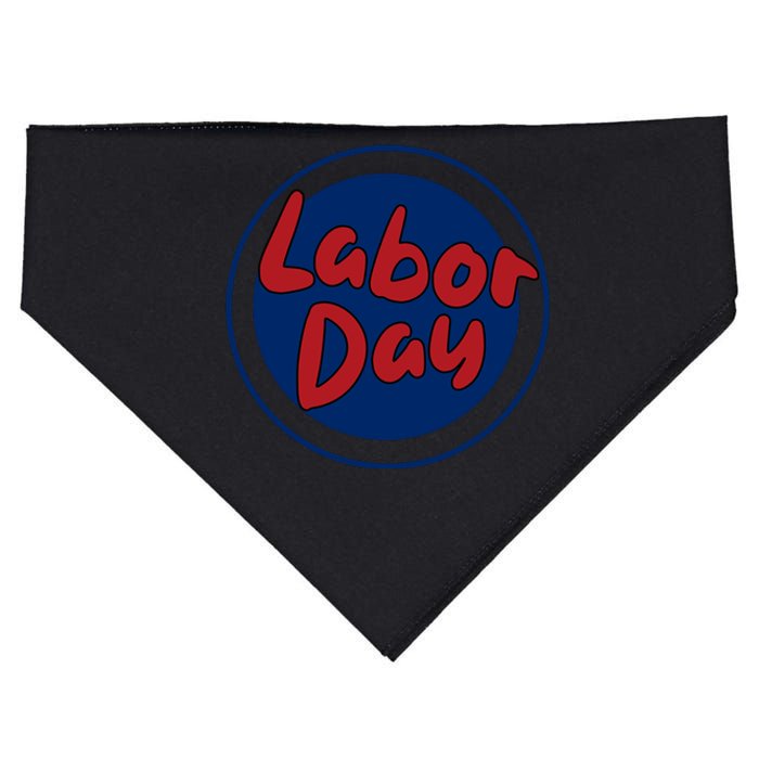 Labor Day Celebration Artwork USA-Made Doggie Bandana