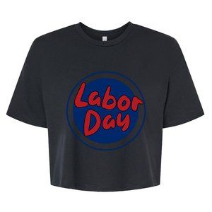 Labor Day Celebration Artwork Bella+Canvas Jersey Crop Tee