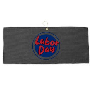 Labor Day Celebration Artwork Large Microfiber Waffle Golf Towel