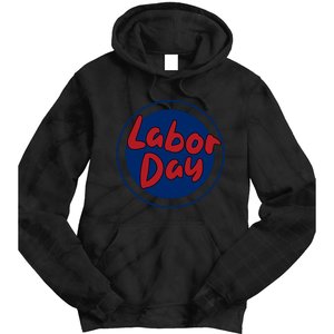 Labor Day Celebration Artwork Tie Dye Hoodie