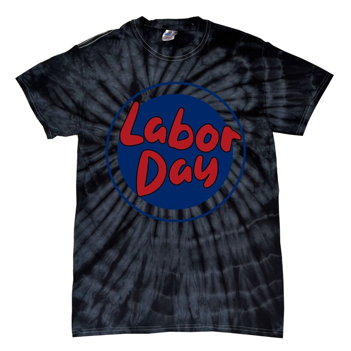 Labor Day Celebration Artwork Tie-Dye T-Shirt