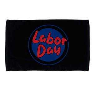 Labor Day Celebration Artwork Microfiber Hand Towel