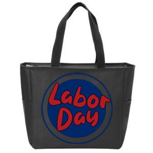 Labor Day Celebration Artwork Zip Tote Bag