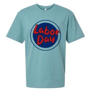 Labor Day Celebration Artwork Sueded Cloud Jersey T-Shirt