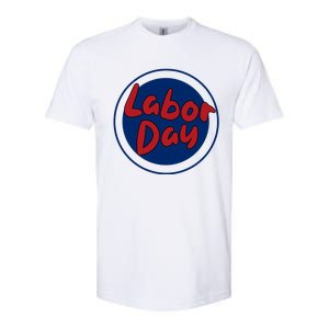 Labor Day Celebration Artwork Softstyle CVC T-Shirt