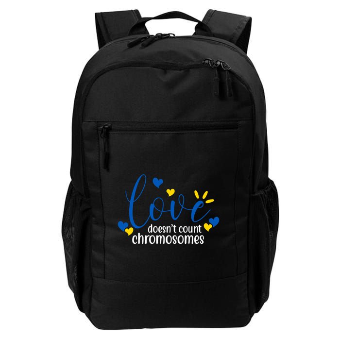 Love Doesnt Count Chromosome Down Syndrome Backpack